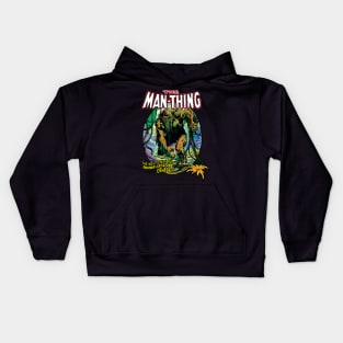 VINTAGE HORROR MAN-THING 1974 Kids Hoodie